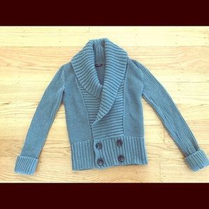 Club Monaco gray sweater cardigan XS